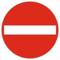 Verkehrszeichen VZ 267 Verbot der Einfahrt ø 600