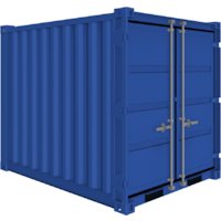 Baucontainer / Lagercontainer CB8 aus Stahl extra stabil Ladevolumen 9,82 m3 - Inkl. Lieferung Deutschlandweit!