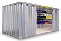 Materialcontainer Fladafi CF4-XL Länge 4m und Höhe 2,50m Inklusive Lieferung deutschlandweit