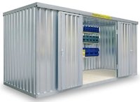 Materialcontainer Fladafi CF5-XL Länge 5m und Höhe 2,50m  Inklusive Lieferung deutschlandweit