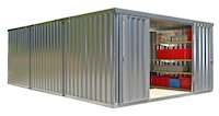 Materialcontainer Fladafi Kombination CFC3-6 Länge 3m Breite 6m Inklusive Lieferung deutschlandweit