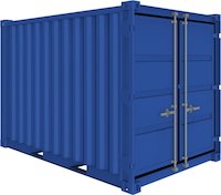 Baucontainer / Lagercontainer CB9 aus Stahl extra stabil Ladevolumen 12 m³- Inkl. Lieferung Deutschlandweit!