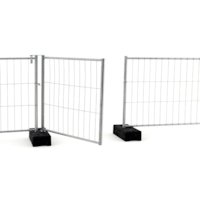 Bauzaun / Mobilzaun Tür SP1-01T Standard Halbhoch Bauzauntor