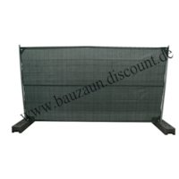 Bauzaunnetz N2/5 GRÜN Höhe 1,80 m x 3,45 m Länge für Bauzaun / Mobilzaun standard
