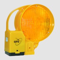 Bakenleuchte ABL1 LED zweiseitig gelb, ohne Halterung, Warnleuchte