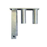 Drehgelenk T1E für Bauzaun mit verstärkten Ecken / Mobilzaun / Bauzauntür