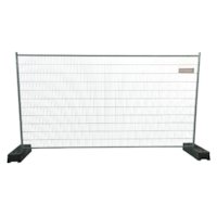 Bauzaun / Mobilzaun SP3-01 engmaschig mit Drahtspitzen unübersteigbar Maschenweite 30