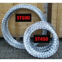 Nato-Stacheldraht ST450 (Widerhakensperrdraht) Gr. 5 verzinkt