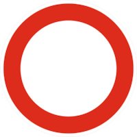 Verkehrszeichen VZ 250 Verbot für Fahrzeuge aller Art ø 600