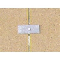 Verbinder / Halteplatte für Holzbauzaun / Mobilzaun ST10-10H aus Stahl