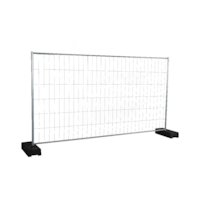 Bauzaun / Mobilzaun Profi SP10-05Ö schwer mit Haken und Ösen Draht 4 mm vollfeuerverzinkt