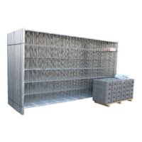 210 Stück Bauzaun leicht SP2-01ZN-P210DE  inkl. Verbinder und Füße