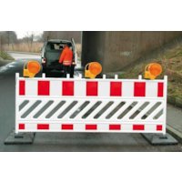 Absperrschranke 2m mieten - nach TL Farbe: rot/weiß