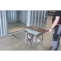 Auffahrrampe / Überfahrbrücke CF-AR2 für Fladafi Lagercontainer / Materialcontainer breit